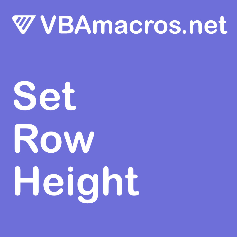 excel-set-row-height